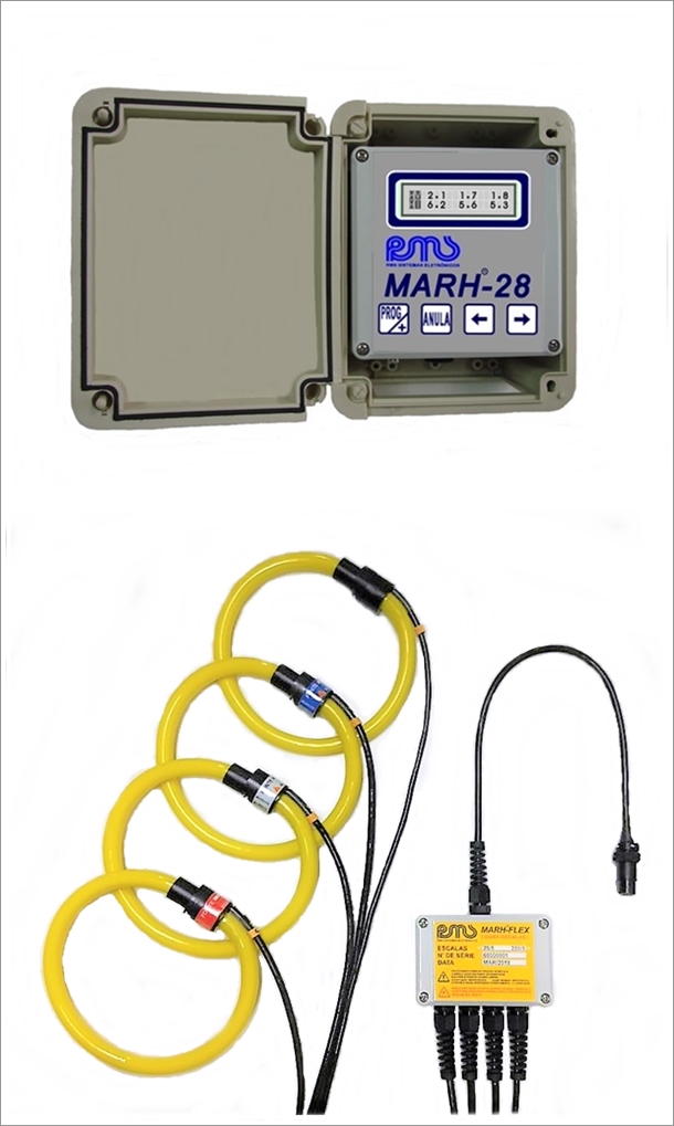 MARH-28 - PRODIST 8 - REVISO 10 -  Analisador de Qualidade de Energia - Proteo IP65 - Comunicao USB - GPRS opcional - Quarto canal de corrente (Soma e Medida) - HOMOLOGADO pela UFU, padro ANEEL/ONS. 